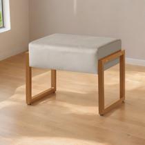 Puff Banqueta Cancún Moderno Pés Ferro Monta Fácil Aveludado Puff Banqueta Cancún Moderno Pés Ferro Monta Fácil Aveludado