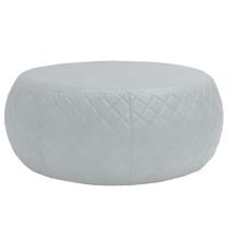 Puff Banqueta Decorativa Para Sala de Estar Golf Tressê 1,05 Material Sintético Branco C-12 - Lyam Decor Puff Banqueta Decorativa Para Sala de Estar Golf Tressê 1,05 Material Sintético Branco C-12 - Lyam Decor