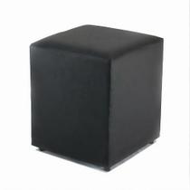 Puff Banqueta Decorativo Cubo Sala Quarto Couro Eco Novidade