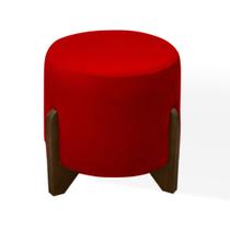 Puff Banqueta Decorativo Luiz Suede Vermelho Do Lar Móveis e Decoração Puff Banqueta Decorativo Luiz Suede Vermelho Do Lar Móveis e Decoração
