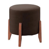 Puff Banqueta Decorativo Redondo Thor Linho - Sala de Estar Puff Banqueta Decorativo Redondo Thor Linho - Sala de Estar