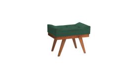 Puff banqueta Diamante - Tecido Verde Folha
