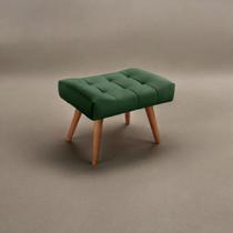 Puff Banqueta em Madeira Maciça Theo Puff Banqueta em Madeira Maciça Theo