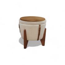 Puff Banqueta Fênix Baú Mesa Design Moderno