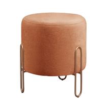 Puff Banqueta Linho Mali Luxo Castellar Móbile