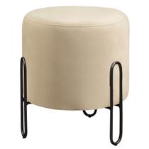 Puff Banqueta Mali Veludo Luxo Castellar Móbile