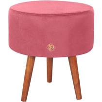 Puff Banqueta Penteadeira Camarim Sala Quarto Recepção Suede