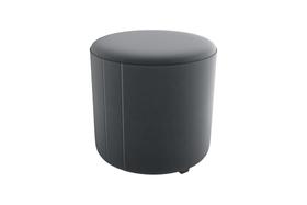 Puff Banqueta Redondo Copenhage Cinza Matrix Puff Banqueta Redondo Copenhage Cinza Matrix