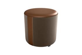 Puff Banqueta Redondo Copenhage Marrom Matrix Puff Banqueta Redondo Copenhage Marrom Matrix