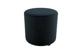 Puff Banqueta Redondo Copenhage Preto Matrix Puff Banqueta Redondo Copenhage Preto Matrix