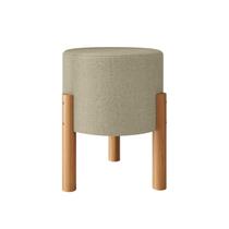 Puff Banqueta Redondo Suede Conforto Camarim - 7Cores