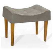 Puff Banqueta Retangular Pés Palito