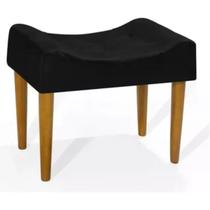 Puff Banqueta Retangular Pés Palito