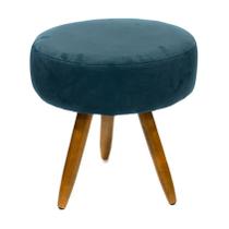 Puff Banqueta Retro Pés Castanho Palito Várias Estampas Puff Banqueta Retro Pés Castanho Palito Várias Estampas