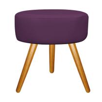 Puff Banqueta Sofia Palito Mel Sala de Estar Quarto Decor Suede Roxo - DAMAFFÊ MÓVEIS Puff Banqueta Sofia Palito Mel Sala de Estar Quarto Decor Suede Roxo - DAMAFFÊ MÓVEIS