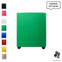 Puff Banquinho Banqueta Cubo Quadrado Decorativo Para Sala e Quarto - Mercadão dos Puffs