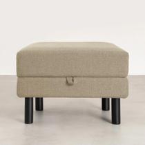 Puff Baú Antúrio 60cm CabeCasa MadeiraOriginals