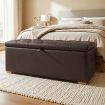 Puff Baú Cama 140cm Paris a Combinação de Elegância Yescasa