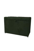 Puff baú decorativo em veludo 68 cm - verde - 100% mdf Puff baú decorativo em veludo 68 cm - verde - 100% mdf