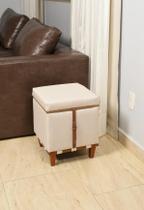 Puff Baú Flexível: Móvel Versátil para Qualquer Decoração