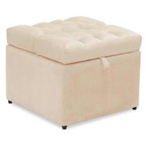 Puff Bau Mali Capitone Suede Bege - Bebezin Puff Bau Mali Capitone Suede Bege - Bebezin