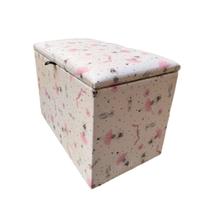 Puff Baú Médio Porta Brinquedos, Organizador E Diversos - Newback Puff Baú Médio Porta Brinquedos, Organizador E Diversos - Newback