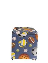 Puff Bau Organizador E Decorativo 58x36x43 Ideal para Guardar Brinquedos de Crianças