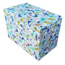 Puff Bau Organizador Porta Objetos Dino