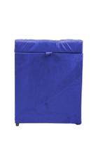 Puff baú quadrado 1 lugar 36x36 cm azul royal Puff baú quadrado 1 lugar 36x36 cm azul royal
