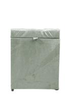 Puff baú quadrado 1 lugar 36x36 cm cinza claro Puff baú quadrado 1 lugar 36x36 cm cinza claro