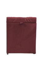 Puff baú quadrado 1 lugar 36x36 cm rose Puff baú quadrado 1 lugar 36x36 cm rose