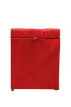 Puff baú quadrado 1 lugar 36x36 cm vermelho Puff baú quadrado 1 lugar 36x36 cm vermelho