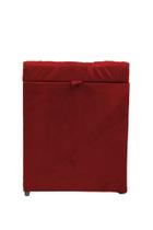 Puff baú quadrado 1 lugar 36x36 cm vinho Puff baú quadrado 1 lugar 36x36 cm vinho