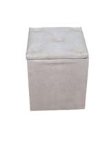 PUFF BAÚ Quadrado 34x34x43 CM Organizador E Decorativo Muito lindo