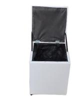 PUFF BAÚ Quadrado 34x34x43 CM Organizador E Decorativo Muito lindo