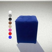 Puff Baú Quadrado Decoração Quarto Sala Cozinha