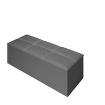 Puff Baú Racamier Beira de Cama Estofado Casal Monte Carlo 1,40 Dobuê