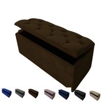 Puff Baú solteiro pé de cama suede decorativo organizador para quarto e sala - Mercadão dos Puffs