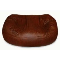 Puff Big Casal material sintético Café Puff Big Casal material sintético Café