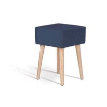 Puff Box Veludo Azul Marinho 45x32x32 cm Base Pinus Daf Puff Box Veludo Azul Marinho 45x32x32 cm Base Pinus Daf