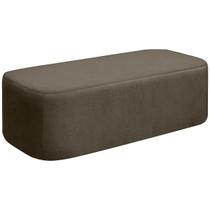 Puff Calçadeira Orgânico Cristal Cama Casal Queen 160cm Sala Bouclê