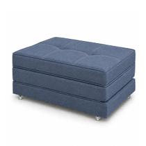 Puff Cama Dobravel Solteiro 90cm Com Rodizios
