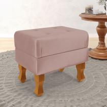 Puff Canis / Veludo Rosê Claro Puff Canis / Veludo Rosê Claro