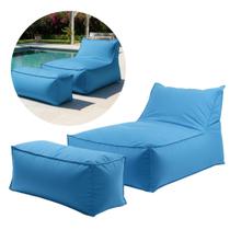 Puff Capa Tecido Poltrona Sofá Decorativo Conforto Pé Sala Puff Capa Tecido Poltrona Sofá Decorativo Conforto Pé Sala