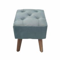 Puff Captone Quadrado Veludo
