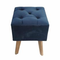 Puff Captone Quadrado Veludo