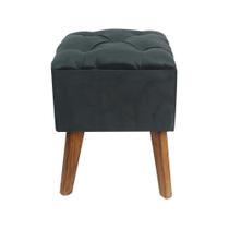 Puff Carré Poptem Quadrado Capitonê ul