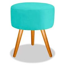 Puff Classic Pés Palito Sued Capuccino - Kimi Design