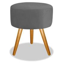 Puff Classic Pés Palito Sued Rose - Kimi Design