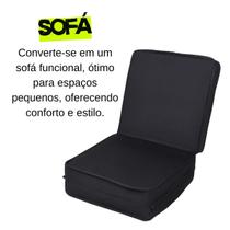 Puff, Colchonete,Colchão,Dobrável,Sofá, 4 em 1,Colchão Solteiro,Premium, Multiuso, Melhor Preço.